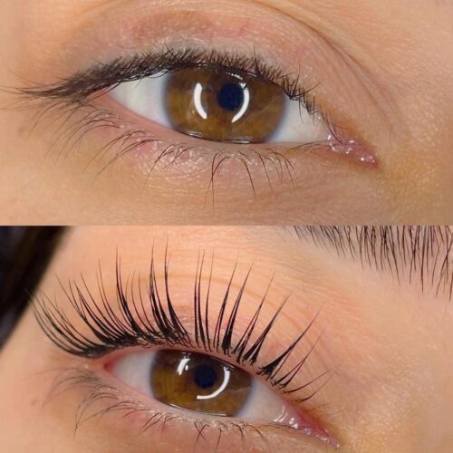 Before and After beauty treatments Amsterdam – lash lift